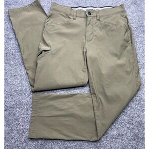 Orvis Mens Performance Utility Pants Olive Green Stretch Hiking 32x30